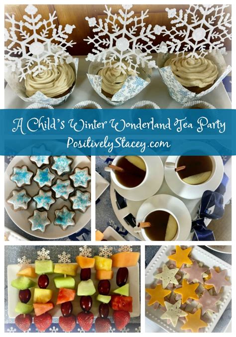 A Childs Winter Wonderland Tea Party Positively Stacey