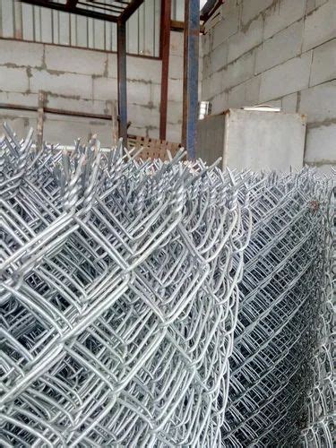 Galvanized Iron Gi High Quality Gi Chain Link Fence At Rs 08square