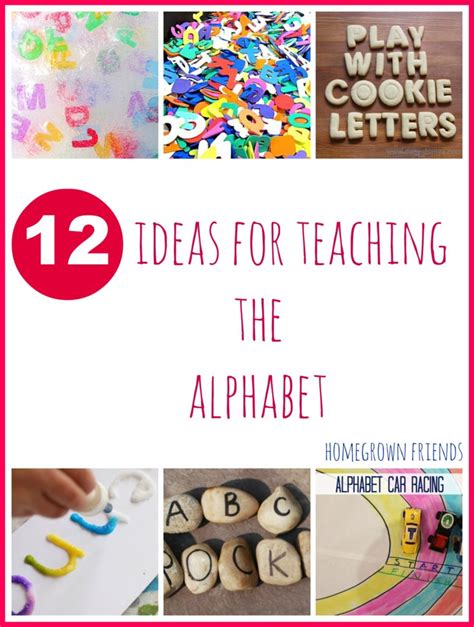 Welcome to the third and final installment of the chicka chicka boom boom series. 12 Ideas for Teaching the Alphabet - Homegrown Friends