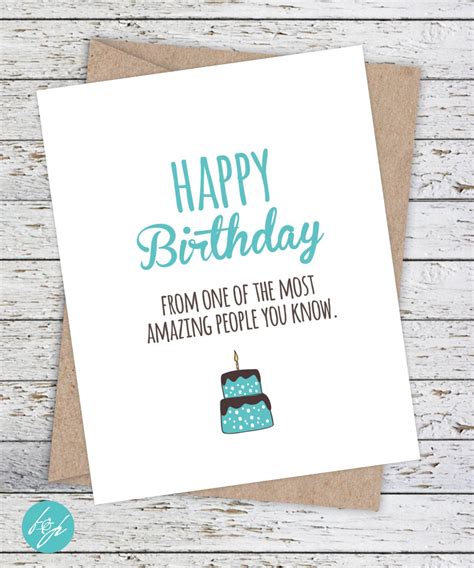A hilarious happy birthday to you! Funny Birthday Card - Boyfriend Birthday - Friend Birthday ...
