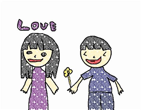 Dibujo de Niños enamorados pintado por en Dibujos net el día a las Imprime