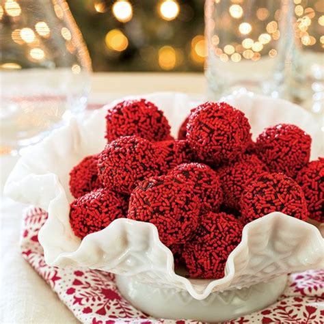 Red Velvet Cake Balls Recipe Cooking With Paula Deen Holiday Desserts Cake Valentine Desserts