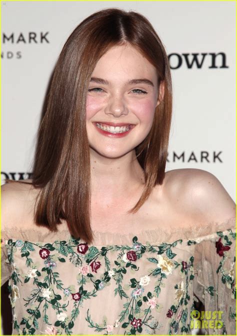 Elle Fanning Is Brunette But Says Her Personality Is Blonde Photo