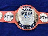 New TAZ FTW Heavyweight Championship Wrestling Leather Belt Thick ...