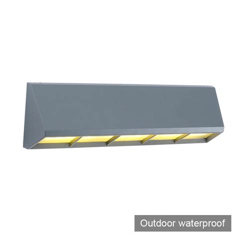 2 Piece Ip55 Aluminum Anti Corrosion Post Modern Light Down Led Outdoor Waterproof Wall Light