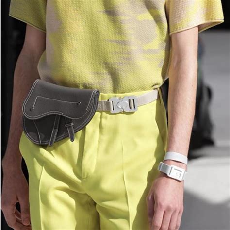 Get the best deal for christian dior women's belts from the largest online selection at ebay.com. Dior Gray Saddle Belt Bag - Spring 2019 | Belt bag, Dior, Belt