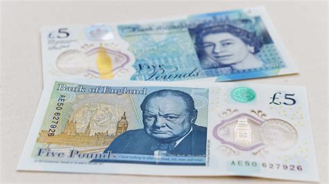 Britains First Plastic Five Pound Note Unveiled Itv News