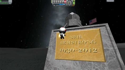 Kerbal Space Program Mun Monument Of Neil Armstrong Easter Egg