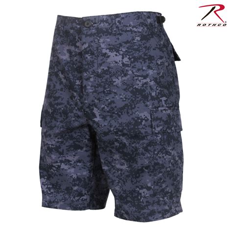 Rothco Bdu Shorts Midnight Digital Camo Shorts Military Clothing