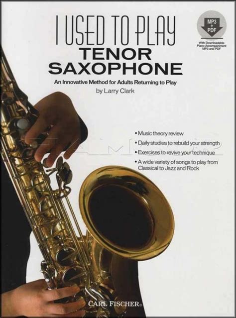 I Used To Play Tenor Saxophone Adult Method Book And Cd