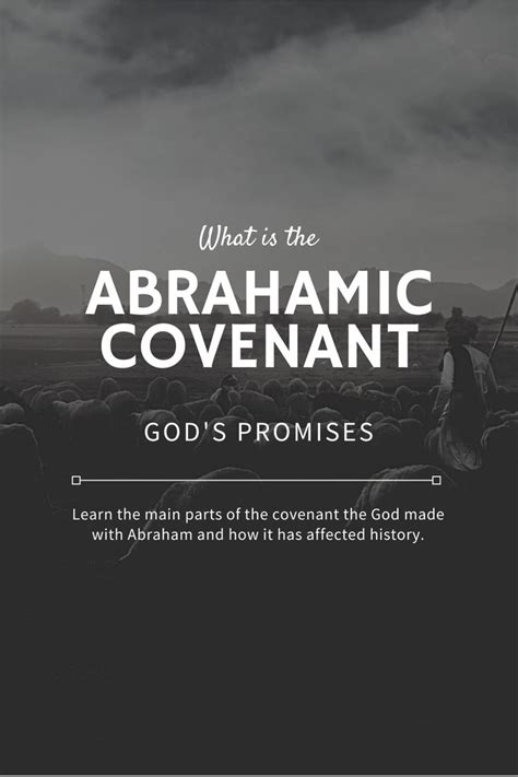 What Is The Abrahamic Covenant Abrahamic Covenant Gods Promises