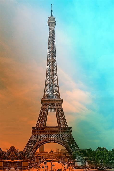 Hd Wallpaper Le Tour Eiffel Artesian Well Eiffel Tower Paris