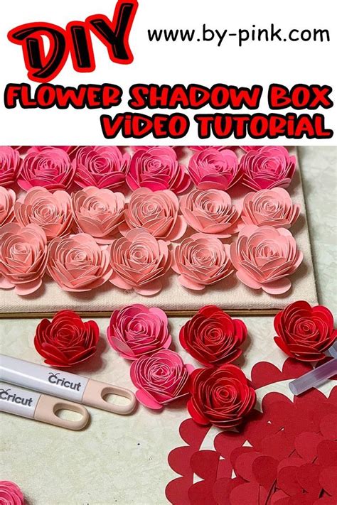 So you don't need to do any sizing if that is your frame size. Flower Shadow Box With Cricut Paper Flowers | Flower ...