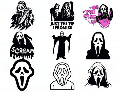Scream Svg Ghost Face Svg Scream You Hang Up Svg Scream Ghost Etsy México