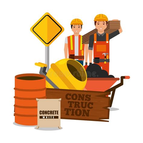 Road Construction Barrel Stock Illustrations 155 Road Construction