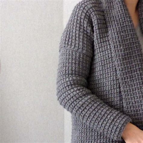 Mod Les De Grosse Veste En Laine Tricoter Plumetis Magazine