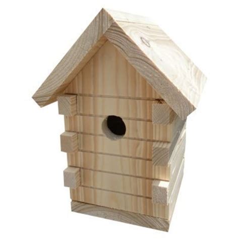 Items Similar To Large Log Cabin Bird House Kit On Etsy