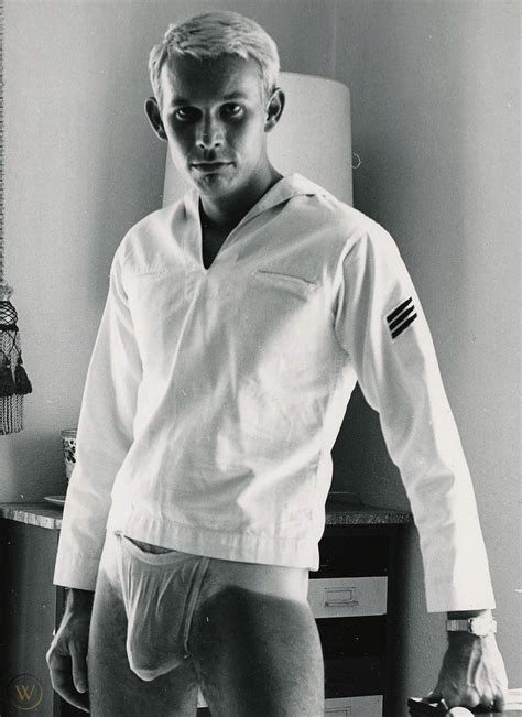 Vintage S Erengis Signed Sexy Big Bulge Jock Male Sailor X Photo