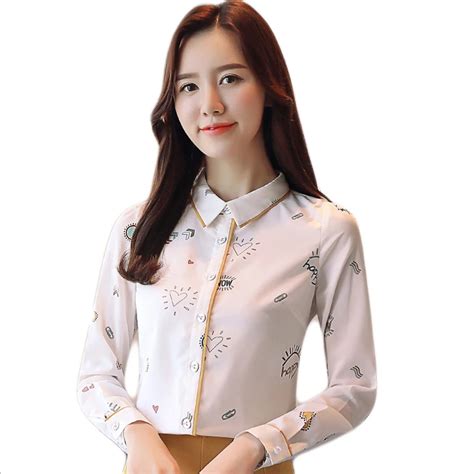 Aliexpress Com Buy New Autumn Women Shirts Peter Pan Collar Full