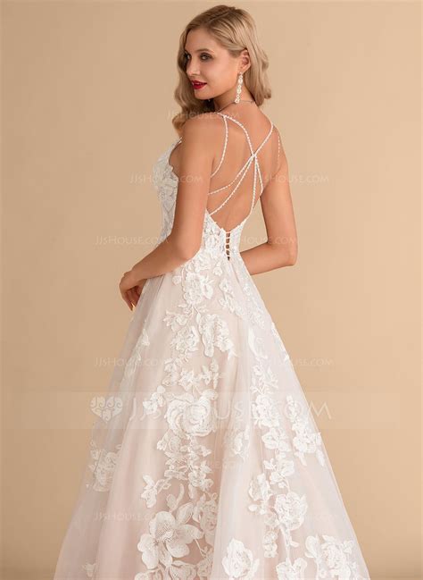Find the wedding gowns you're looking for, such as petite wedding gowns, plus size wedding gowns and strapless wedding gowns at macy's. US$ 273.00 Ball-Gown/Princess V-neck Court Train Tulle ...