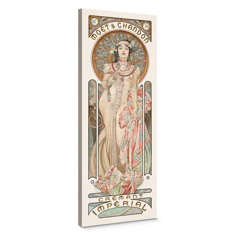 Poster Mucha Moët And Chandon Dry Imperial Panorama Wall Artfr
