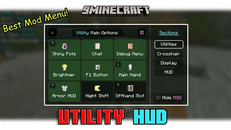 Utility Hud Pack 119 Best Ui Pack For Mcpebedrock Mc Modnet