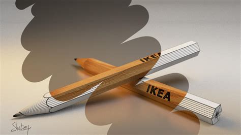 Ikea Pencils Wireframe By Shatzy Shell On Deviantart