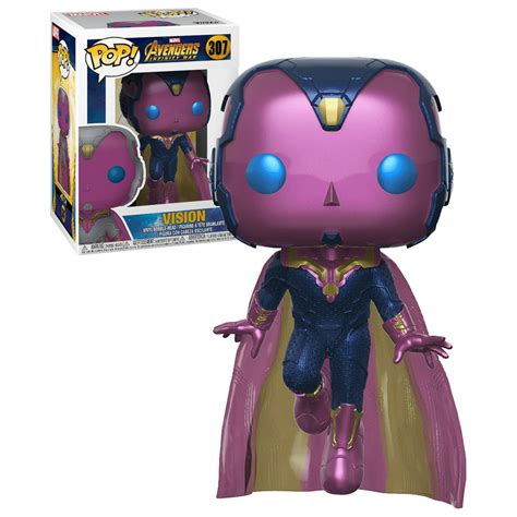 Funko Pop Marvel 307 Avengers Infinity War Vision Hot Topic