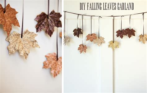 6 Guirnaldas Para El OtoÑo Con Hojas Leaf Garland Autumn Leaves Fall