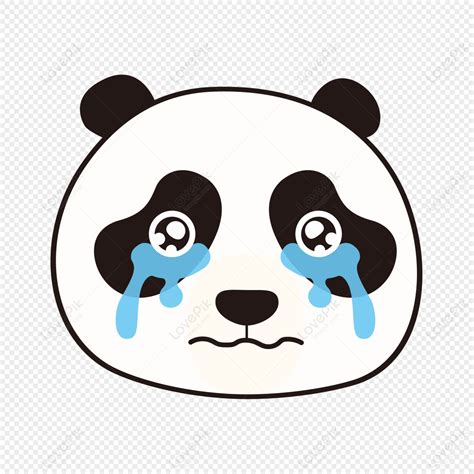 Panda Crying Expression Pack Panda Avatar Panda Skull Panda Png Hd