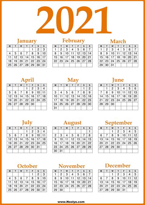 Download Kalender 2021 Hd Aesthetic 2021 Calendar Free Printable Images