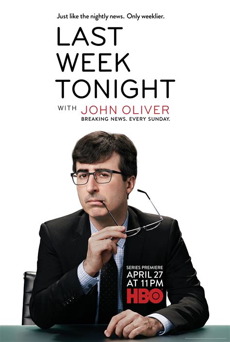 Last Week Tonight With John Oliver 1 Of 11 Mega Sized Tv Poster