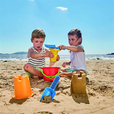 Hape Versatile 5 In 1 Childrens Beach Set Sand Toys For Toddlers Open