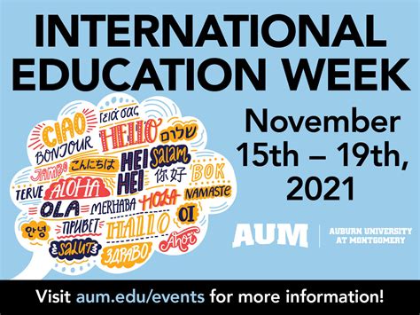 International Education Week 2021 Aum