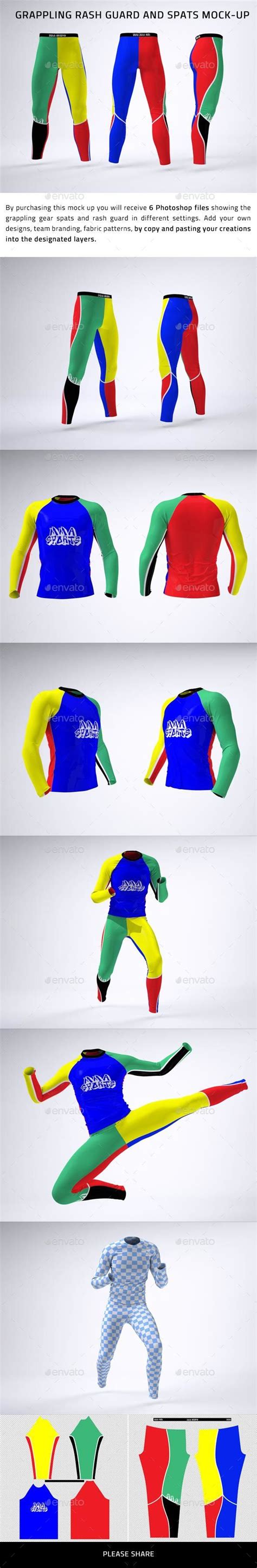 You can easily change color of these mockups, as well as the. Grappling Rash Guard and Spats Mock-Up | Grappling, Rash ...