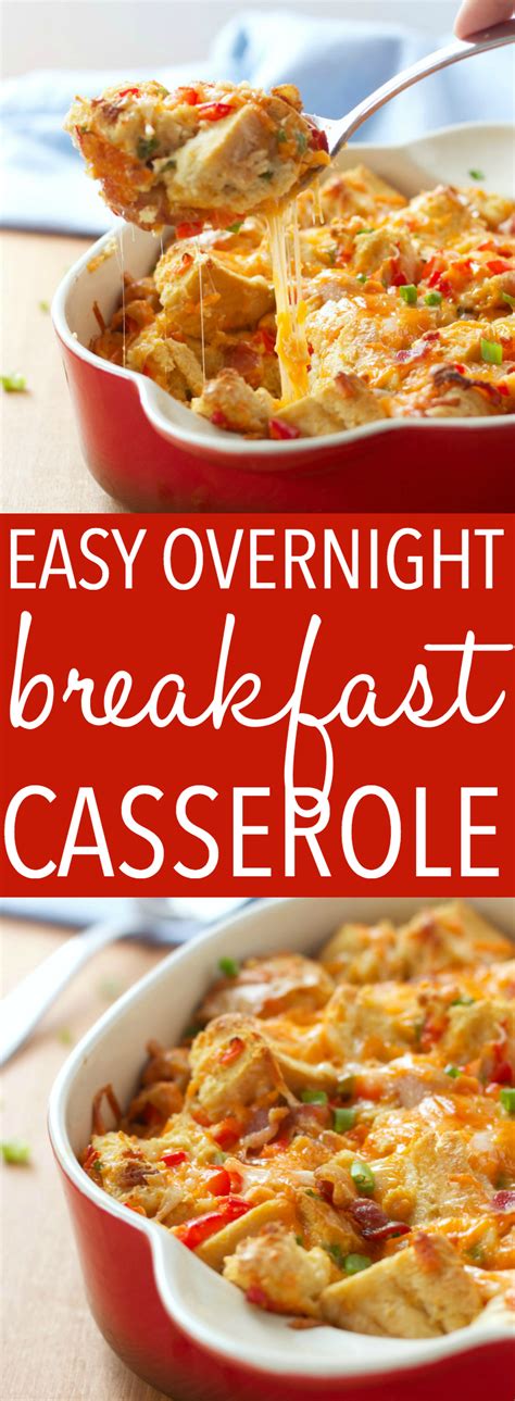 Easy Make Ahead Breakfast Casserole The Busy Baker
