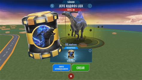 Jurassic World Alive Jefe Hadros Lux Youtube