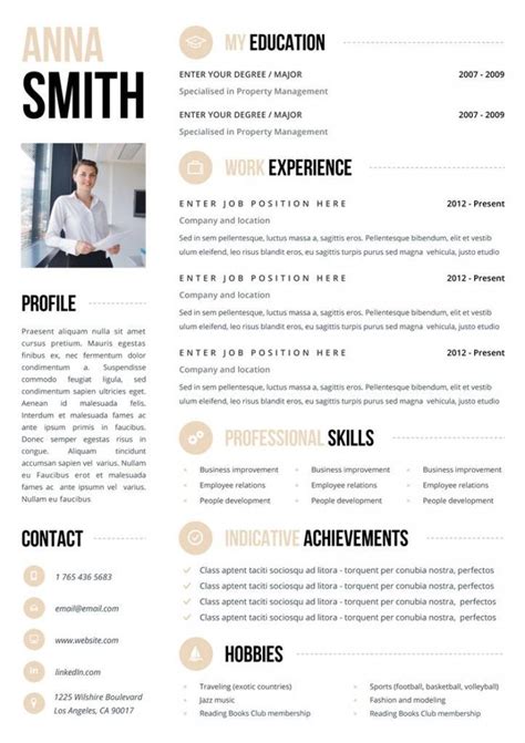 Free one page designs, templates, and one page wordpress themes. Modern Resume Template | Professional Resume Template ...