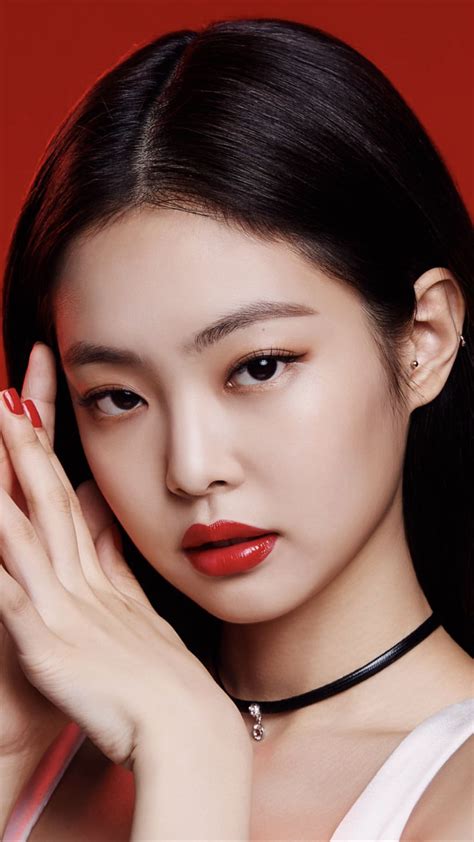 Jennie Kim Hera Red Vibe Ünlüler Koreli Kız Kızlar