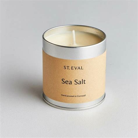 Sea Salt Scented Tin Candle By Attic Room