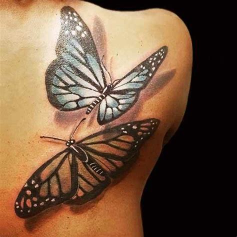 14 Most Beautiful Butterfly Tattoos 3d For Girls