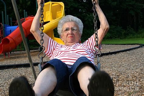 Swinging Grandmother Photograph By Susan Stevenson Pixels