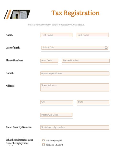 Fillable Earned Income Tax Registration Form Printable Pdf Download