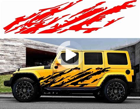 Large Size 90in X 22in Mud Splash Decal Sticker Vinyl Body Graphics For