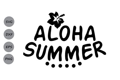Aloha Summer SVG Graphic By CosmosFineArt Creative Fabrica