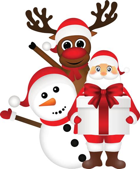 Frosty The Snowman Santa And Rudolph Cartoon Vinyl Decal Sticker