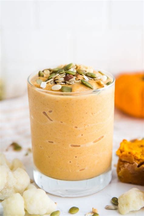 Healthy Pumpkin Smoothie Food With Feeling