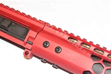 18 223 Wylde Full Anodized Red Honeycomb Complete Upper