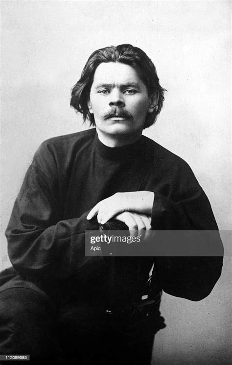 Russian Writer Maxim Gorki C 1900 News Photo Getty Images