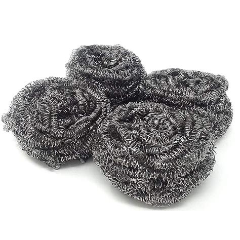 Department Store Stainless Steel Sponges Metal Scrubber Pack Of Steel Wool Scrubber Pad